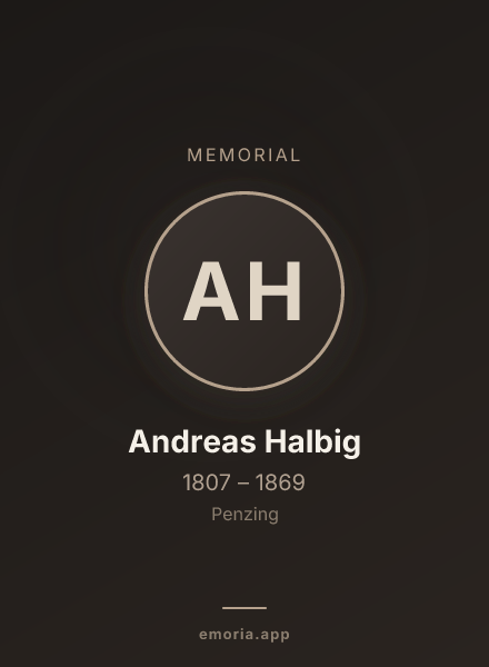 Memorial portrait of Andreas Halbig