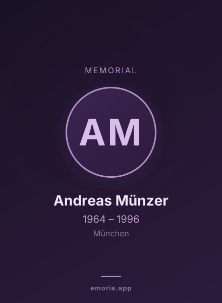 Memorial portrait of Andreas Münzer