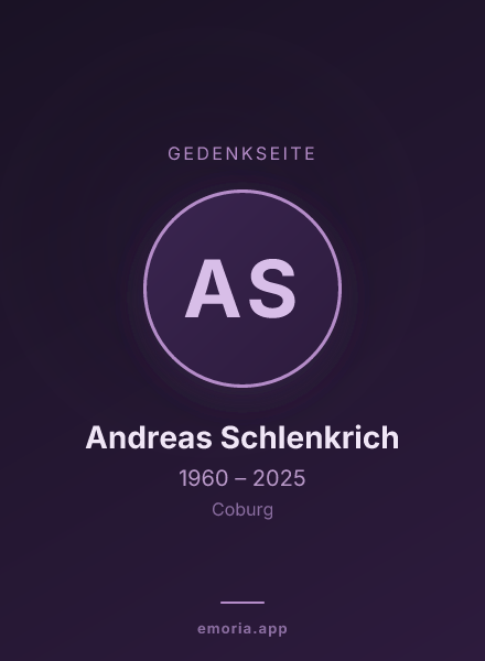 Gedenkportrait von Andreas Schlenkrich