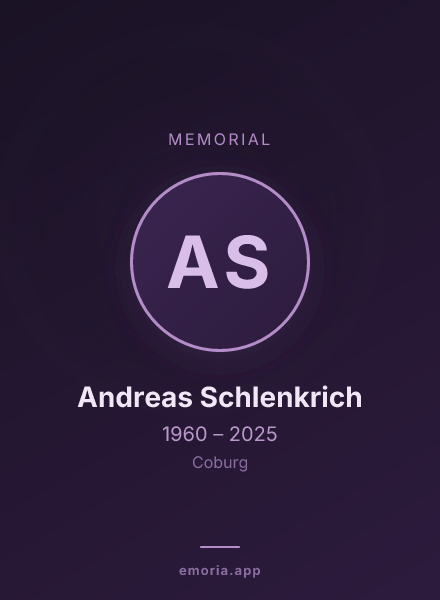 Memorial portrait of Andreas Schlenkrich