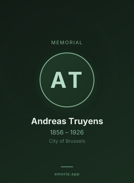 Memorial portrait of Andreas Truyens