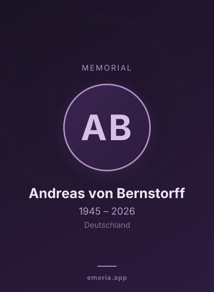 Memorial portrait of Andreas von Bernstorff