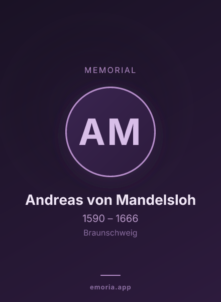 Memorial portrait of Andreas von Mandelsloh
