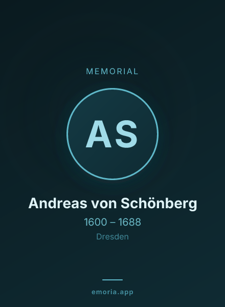 Memorial portrait of Andreas von Schönberg