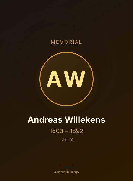 Memorial portrait of Andreas Willekens