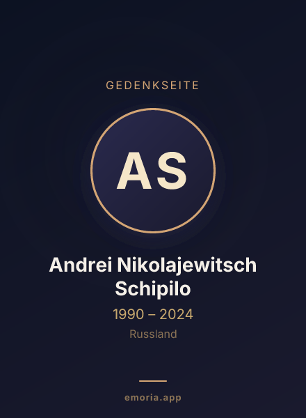 Gedenkportrait von Andrei Nikolajewitsch Schipilo