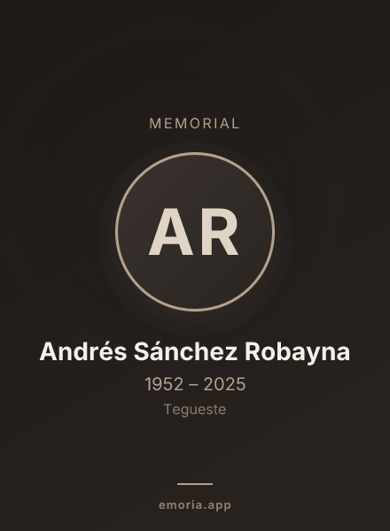 Memorial portrait of Andrés Sánchez Robayna