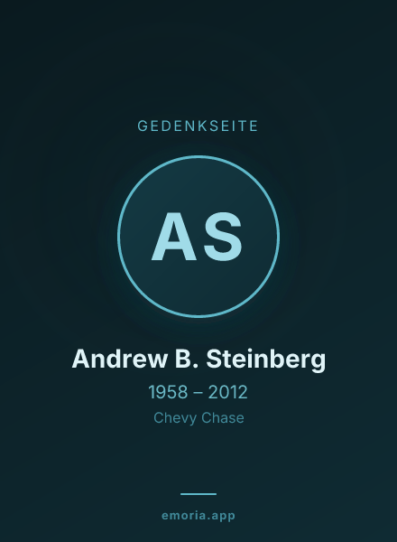 Gedenkportrait von Andrew B. Steinberg