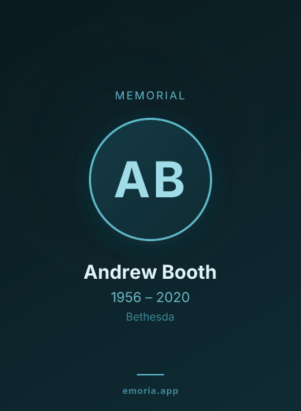 Memorial portrait of Andrew Booth