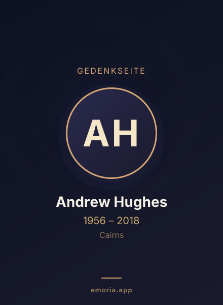 Gedenkportrait von Andrew Hughes