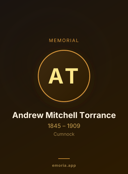 Memorial portrait of Andrew Mitchell Torrance