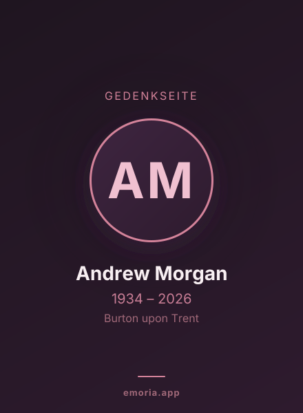 Gedenkportrait von Andrew Morgan