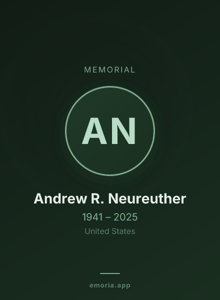Memorial portrait of Andrew R. Neureuther