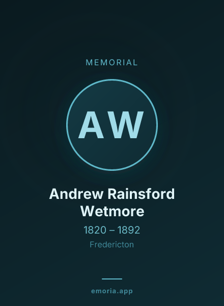 Memorial portrait of Andrew Rainsford Wetmore