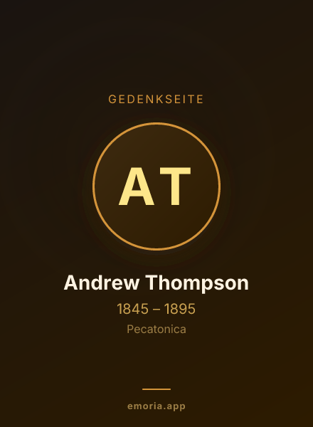 Gedenkportrait von Andrew Thompson