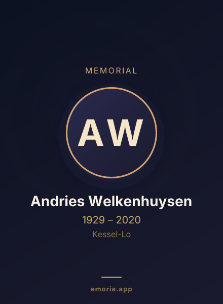 Memorial portrait of Andries Welkenhuysen