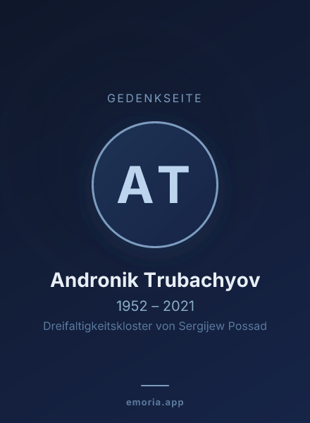 Gedenkportrait von Andronik Trubachyov