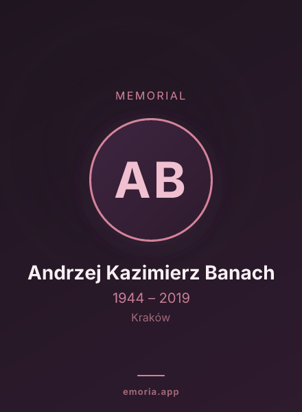 Memorial portrait of Andrzej Kazimierz Banach