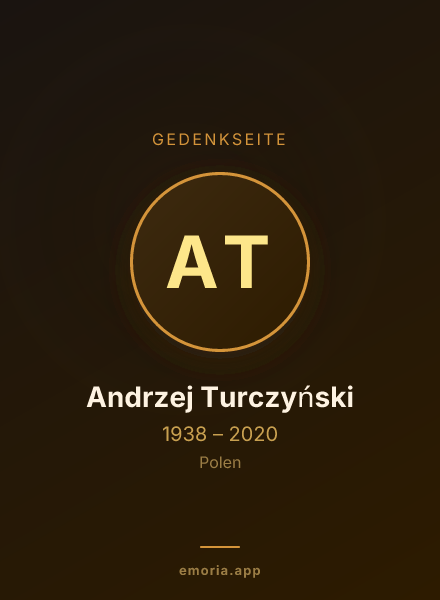 Gedenkportrait von Andrzej Turczyński