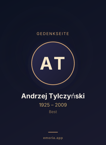 Gedenkportrait von Andrzej Tylczyński