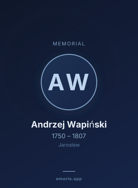 Memorial portrait of Andrzej Wapiński