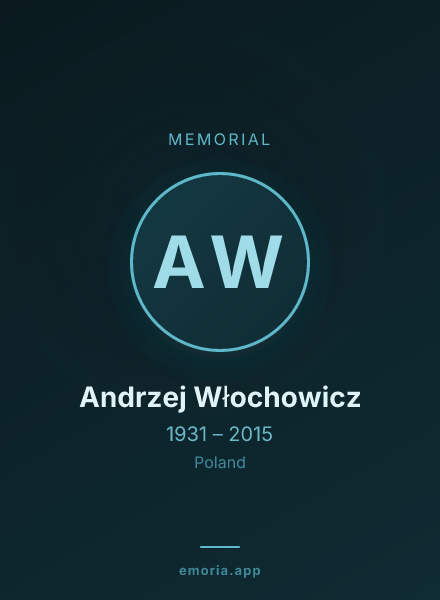 Memorial portrait of Andrzej Włochowicz