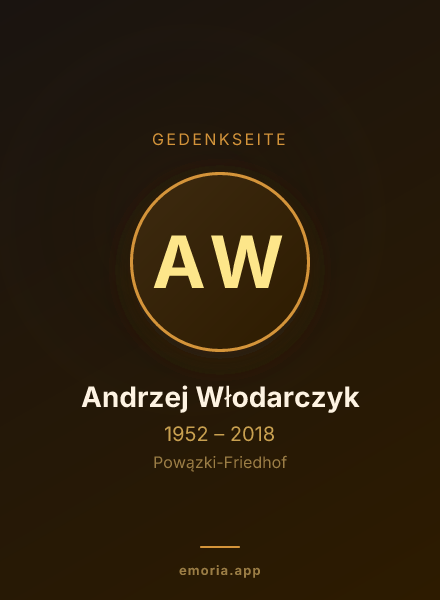 Gedenkportrait von Andrzej Włodarczyk