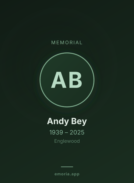 Memorial portrait of Andy Bey