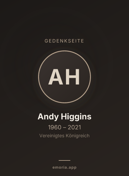 Gedenkportrait von Andy Higgins