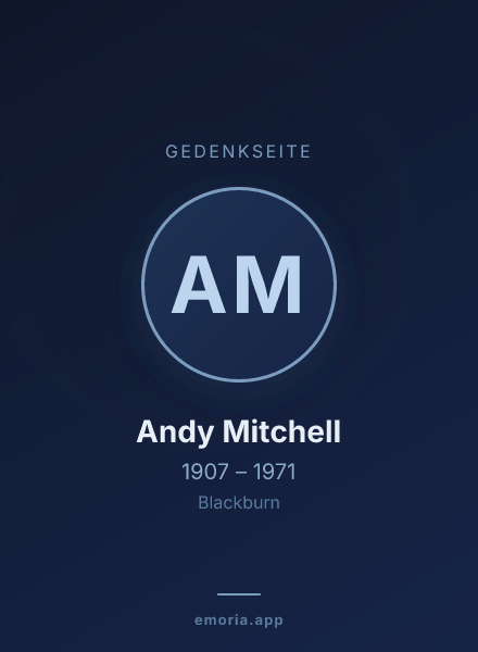 Gedenkportrait von Andy Mitchell