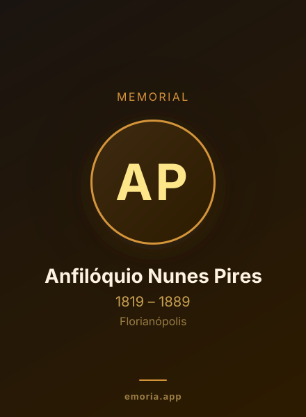 Memorial portrait of Anfilóquio Nunes Pires