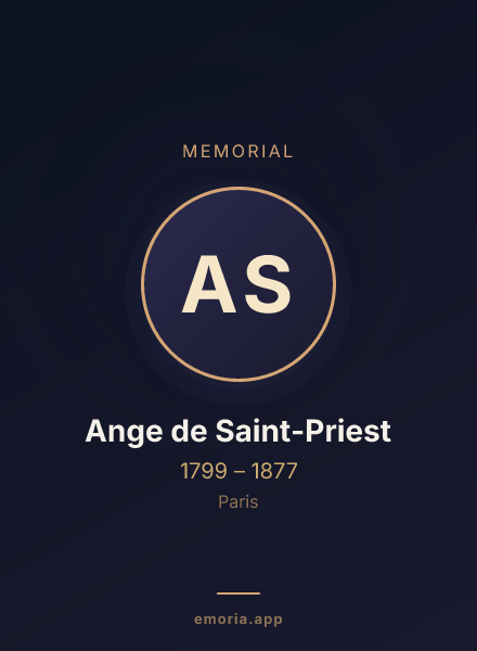 Memorial portrait of Ange de Saint-Priest