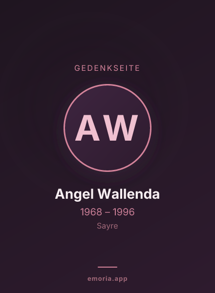 Gedenkportrait von Angel Wallenda