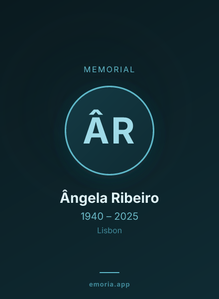 Memorial portrait of Ângela Ribeiro