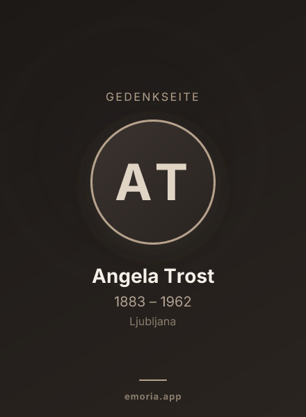 Gedenkportrait von Angela Trost