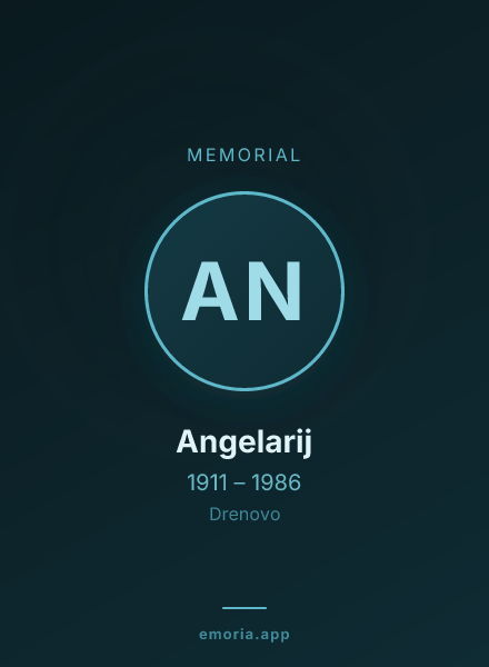 Memorial portrait of Angelarij