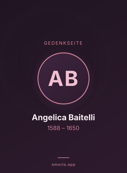 Gedenkportrait von Angelica Baitelli