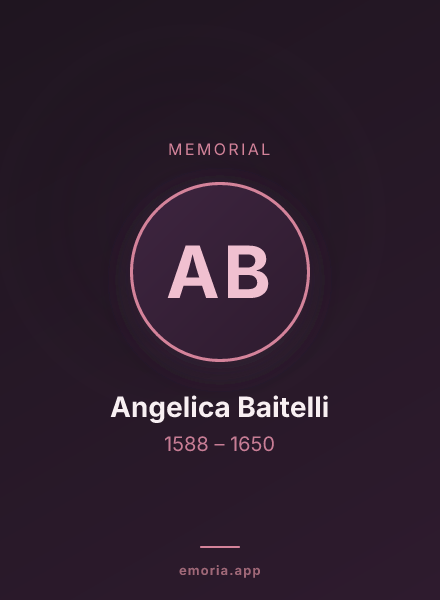 Memorial portrait of Angelica Baitelli
