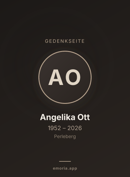 Gedenkportrait von Angelika Ott