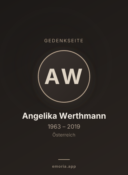 Gedenkportrait von Angelika Werthmann