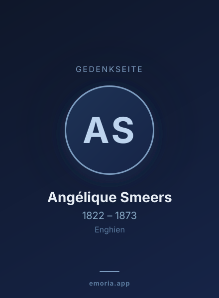 Gedenkportrait von Angélique Smeers