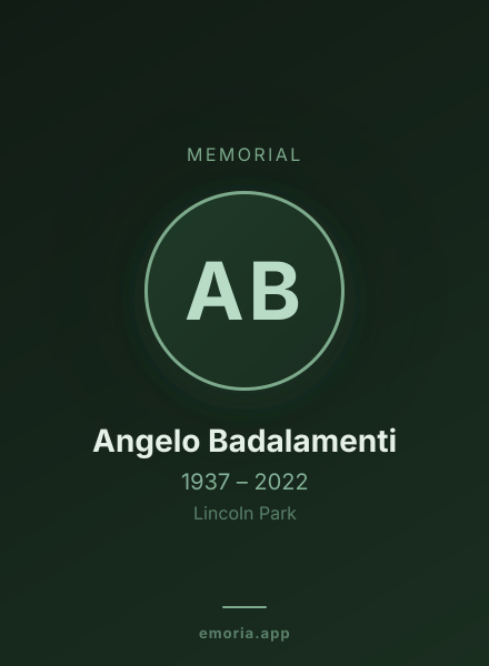 Memorial portrait of Angelo Badalamenti