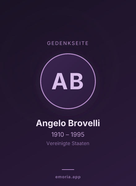 Gedenkportrait von Angelo Brovelli