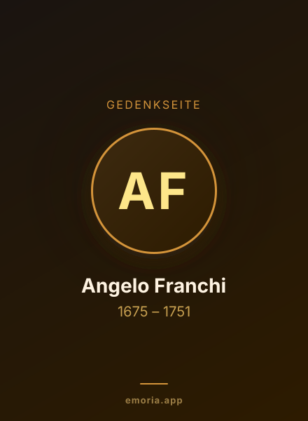 Gedenkportrait von Angelo Franchi
