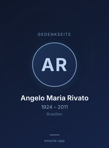 Gedenkportrait von Angelo Maria Rivato
