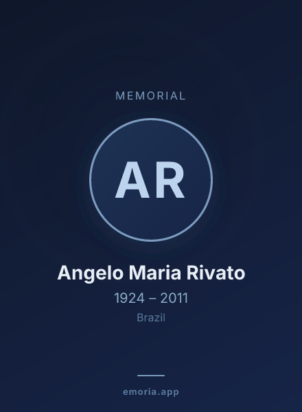 Memorial portrait of Angelo Maria Rivato