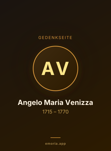 Gedenkportrait von Angelo Maria Venizza
