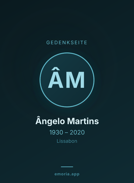 Gedenkportrait von Ângelo Martins