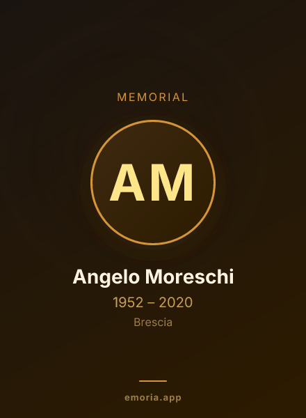 Memorial portrait of Angelo Moreschi