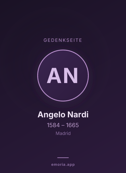 Gedenkportrait von Angelo Nardi